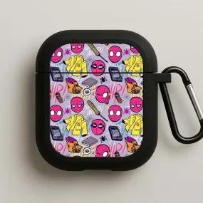 outdoor durable silicone shell Creative Color Pattern Spiderman Pattern AirPods Case