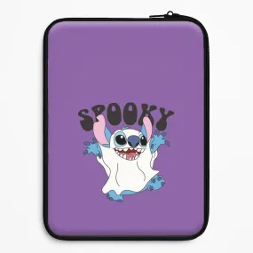 Matte Touch Premium Feel Layer Spooky Cute Blue Alien Laptop Sleeve