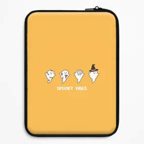 Glossy Look Spooky Vibes Ghosties II Laptop Sleeve