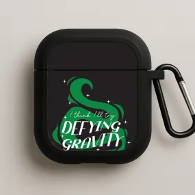 Creative Travel Bag anti shock earbuds cover I Think I'll Try Defying Gravity AirPods Case
