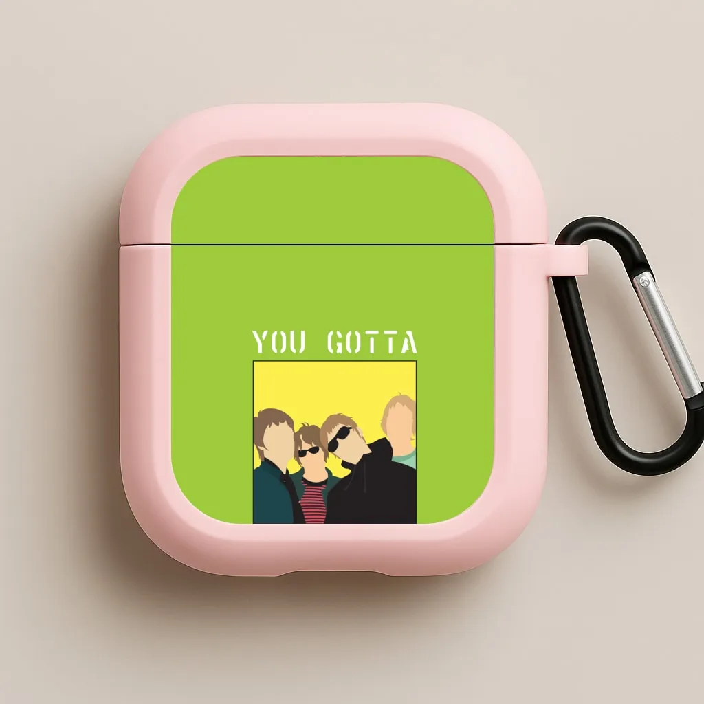 You Gotta Roll With It AirPods Case Modern Compact Case