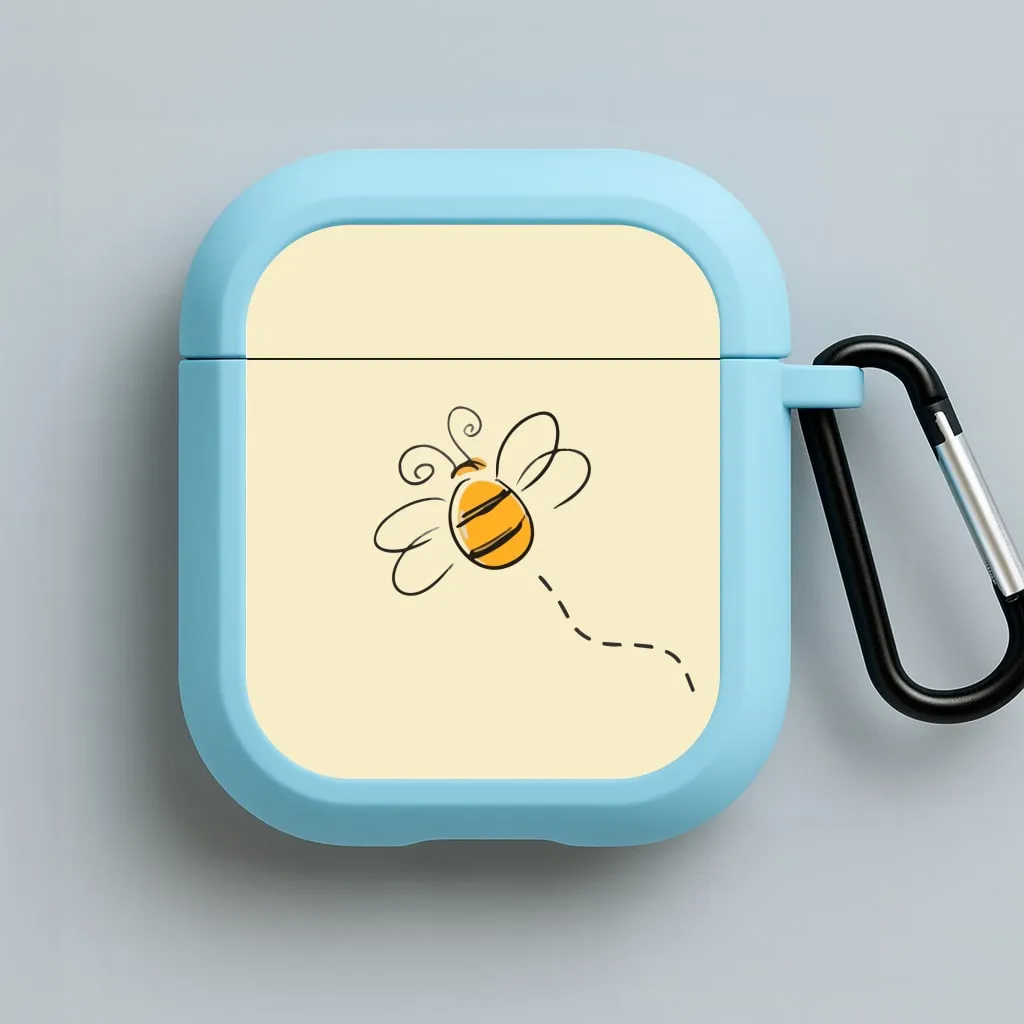 Spring Bee AirPods Case Durable Travel Organizer Durable Protective Organizer