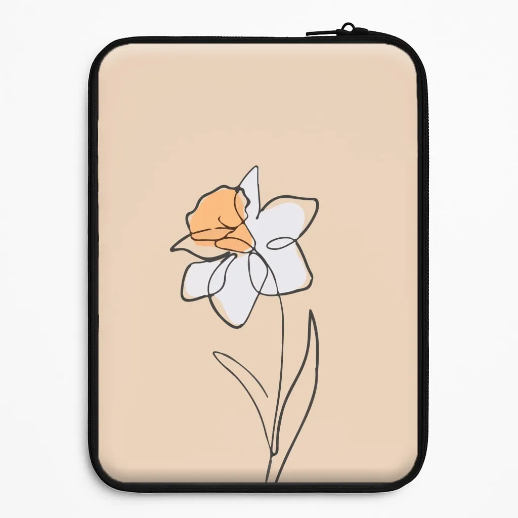 Spring Daffodil Laptop Sleeve Trendy Layer Scratch Barrier