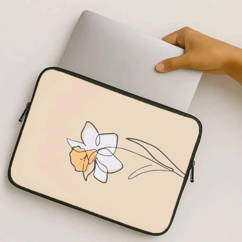Rugged Look Anti scratch Spring Daffodil Laptop Sleeve