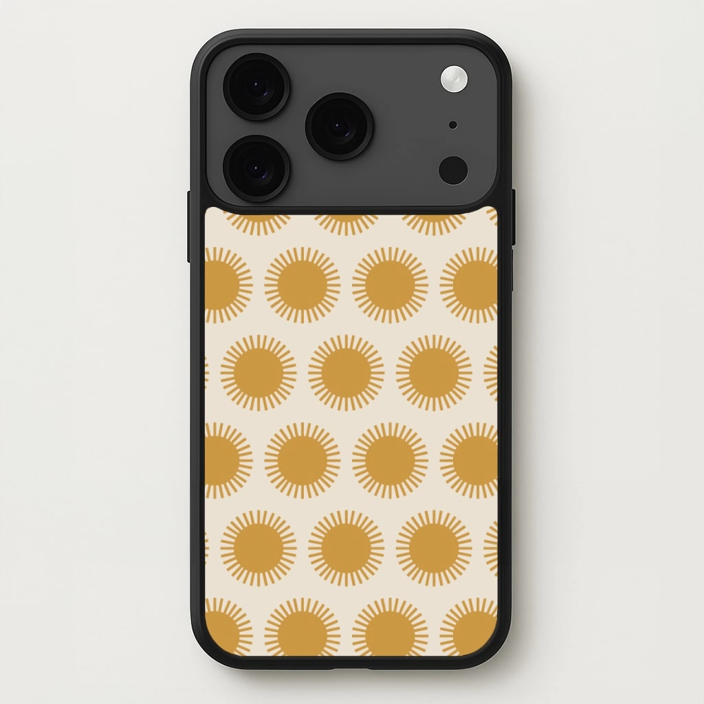 Spring Sunshine Phone Case Button Cover Polished Texture Finish