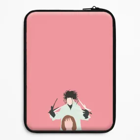 Bold colors Desk Companion Standing - Scissorhands Laptop Sleeve