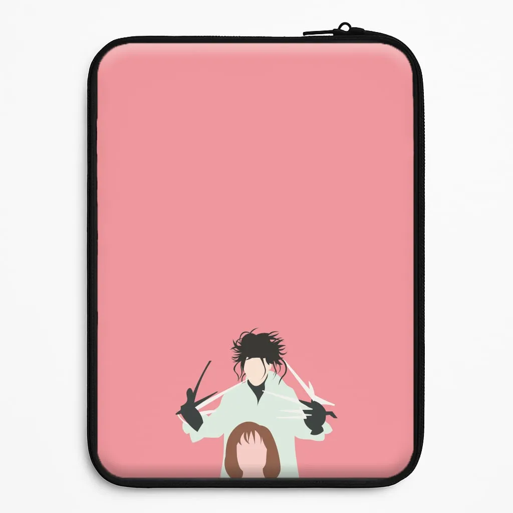 Bold colors Desk Companion Standing - Scissorhands Laptop Sleeve