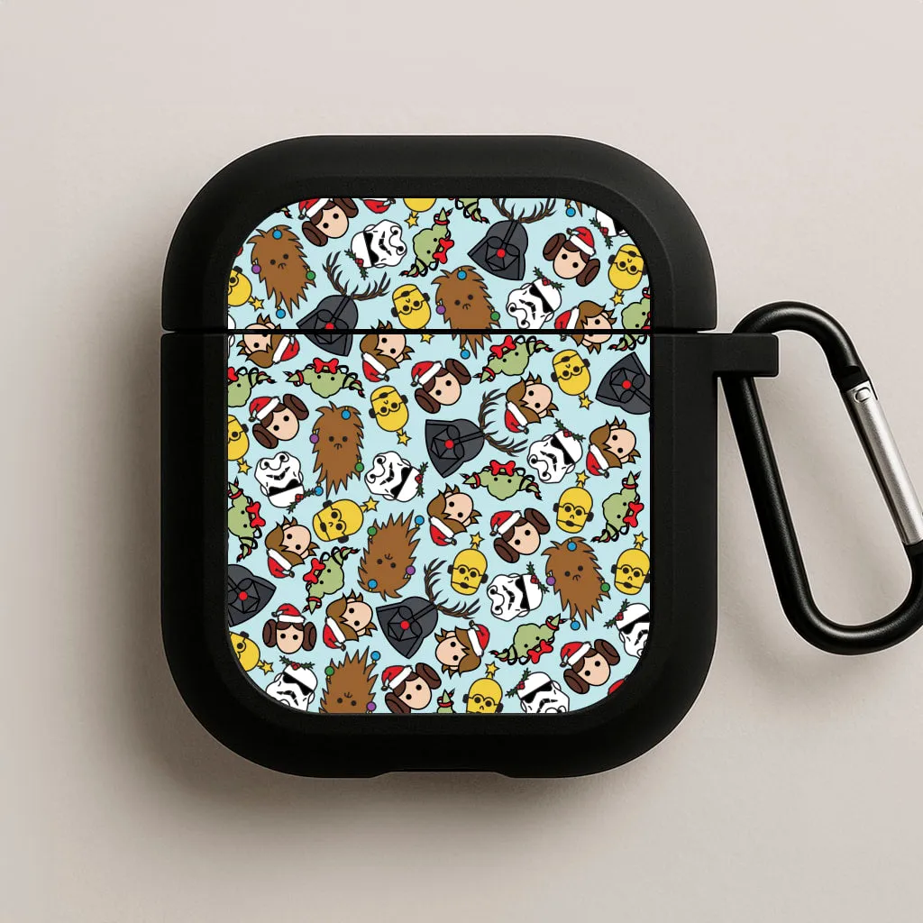 protective airpods cover Vivid Color Accessory Star Wars Christmas Pattern AirPods Case