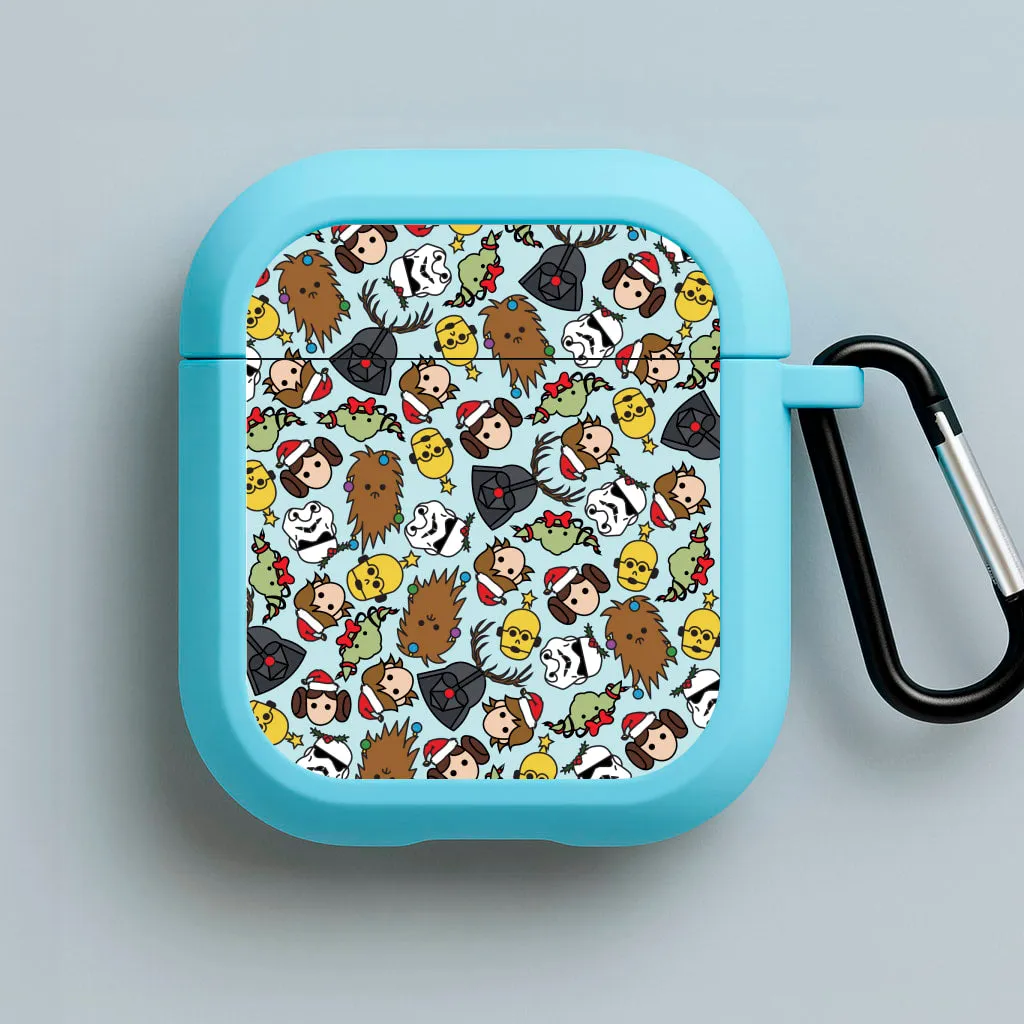 premium airpods travel shell Star Wars Christmas Pattern AirPods Case
