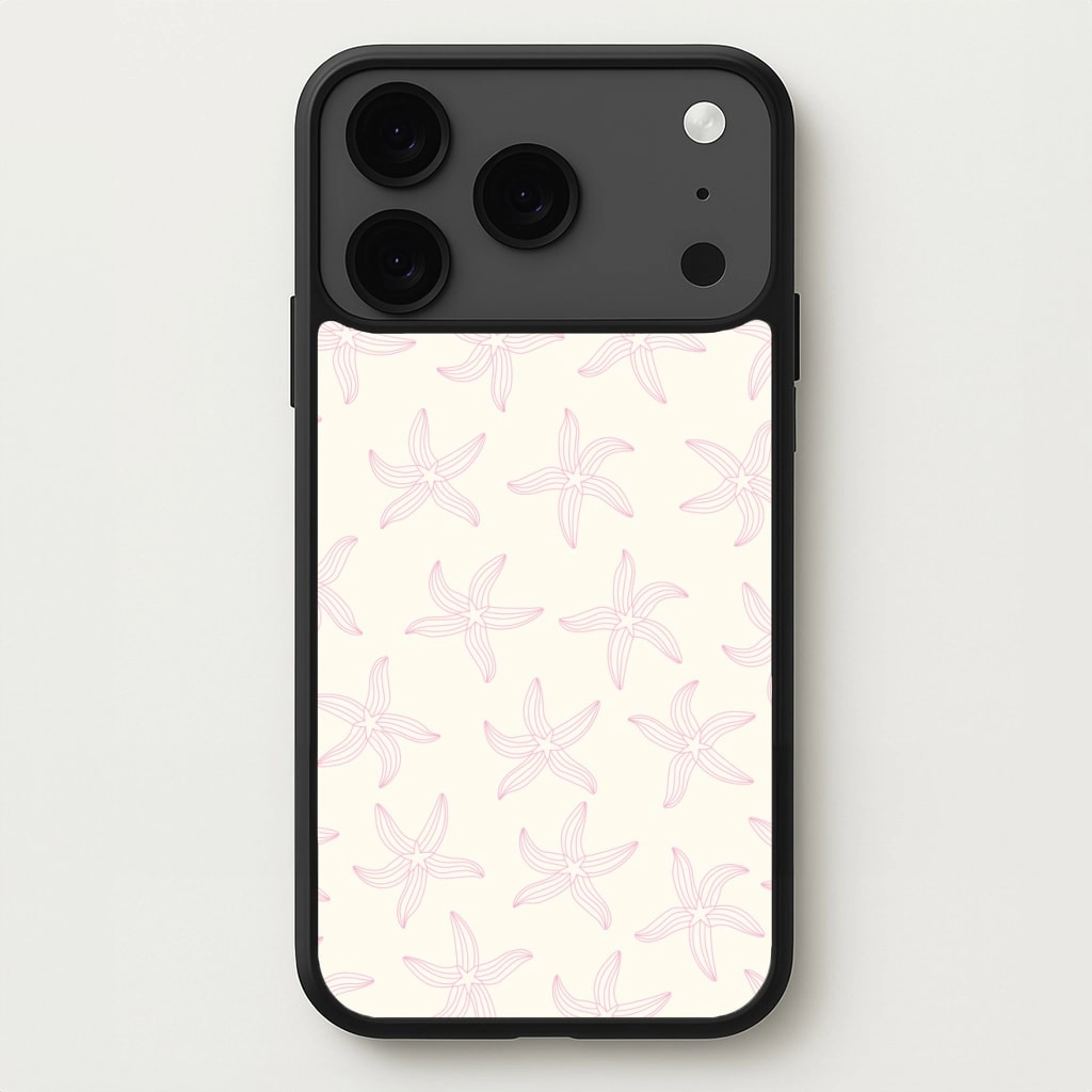 Starfish Pattern - Sealife Phone Case Comfort Texture Finish Trendy Look