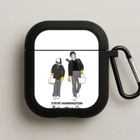 Durable Silicone Pouch Trendy Smooth Organizer Steve Harrington Babysitting Co AirPods Case