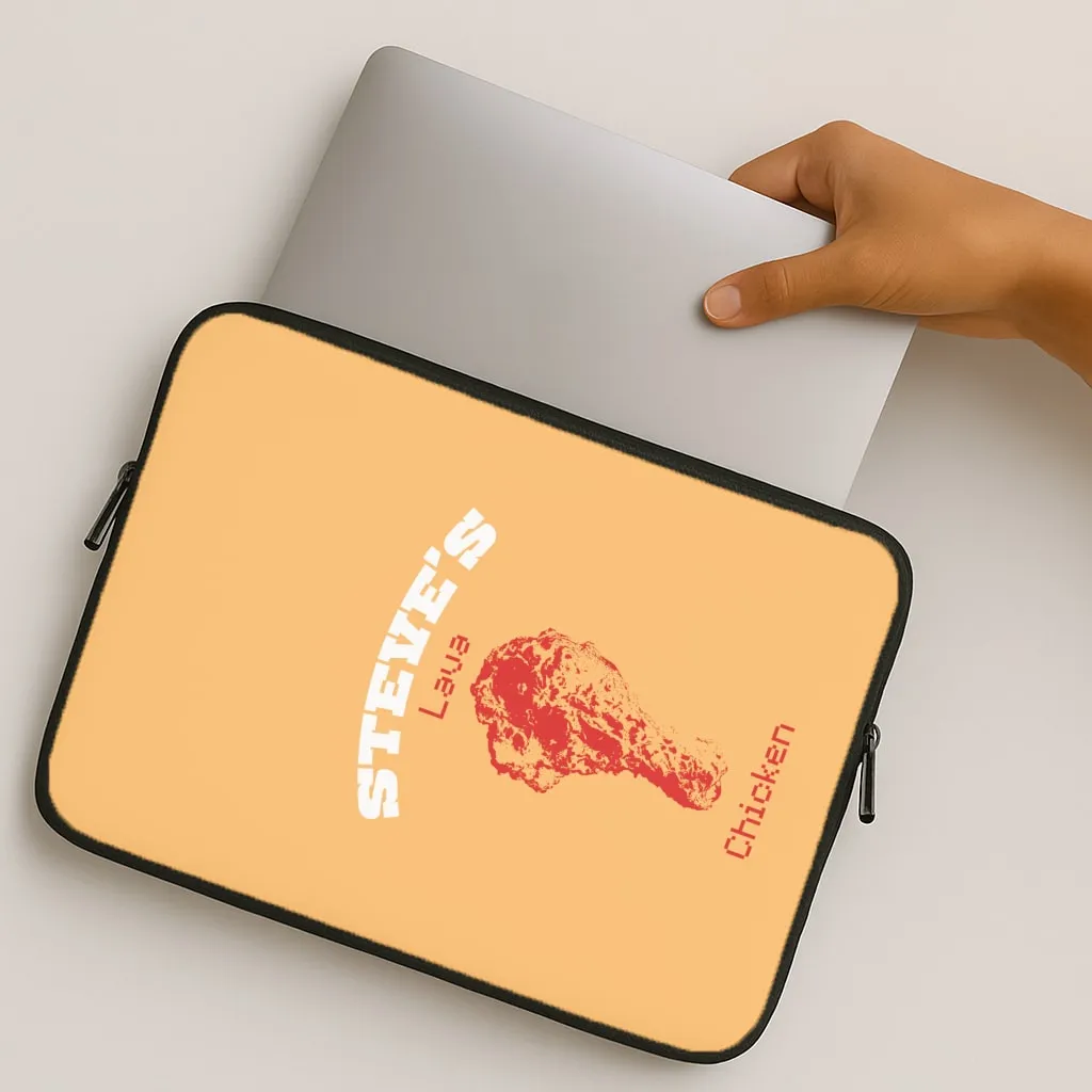 Durable Build Lightweight texture Steve's Lava Chicken Laptop Sleeve