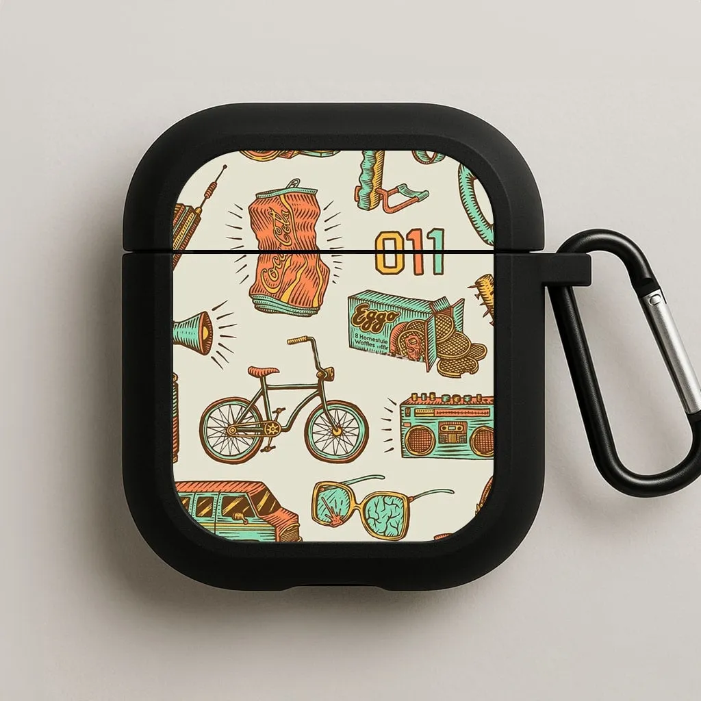 Custom Pattern Shell Stranger Options AirPods Case