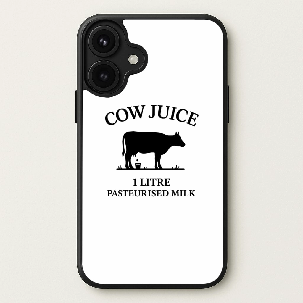 Cow Juice Phone Case Smooth Protection Urban Accessory