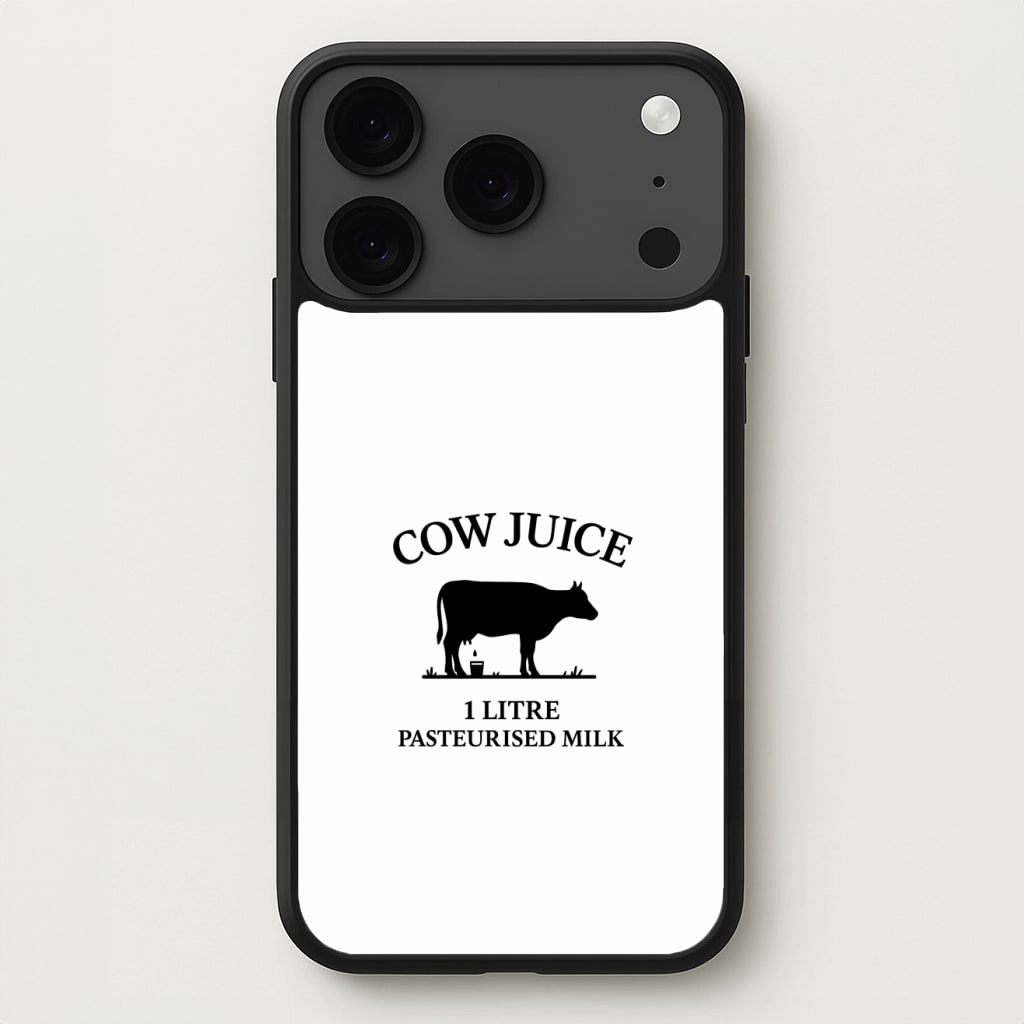 Scratch Resistant Cow Juice Phone Case