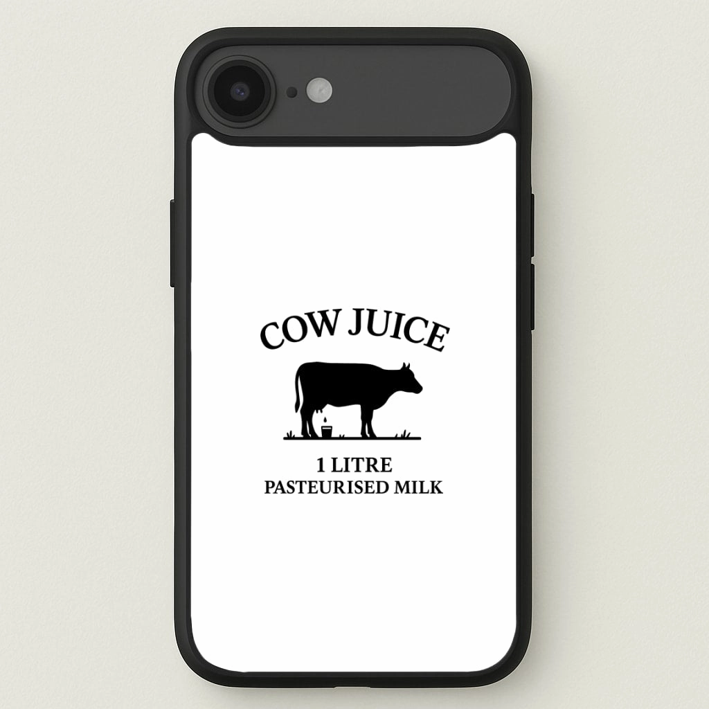 Cow Juice Phone Case Stylish Finish Polished Finish Texture