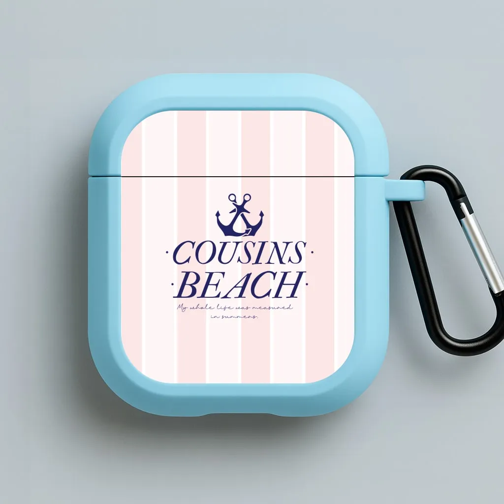 Stripes Cousin Beach AirPods Case Soft Smooth Coating Smooth Surface Cover