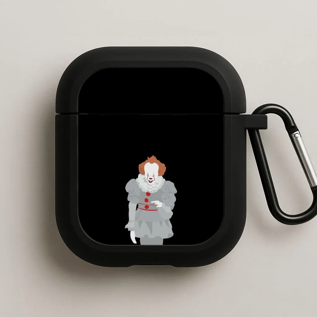 durable hybrid earphone cover color mix earbuds cover Pennywise - Clown AirPods Case