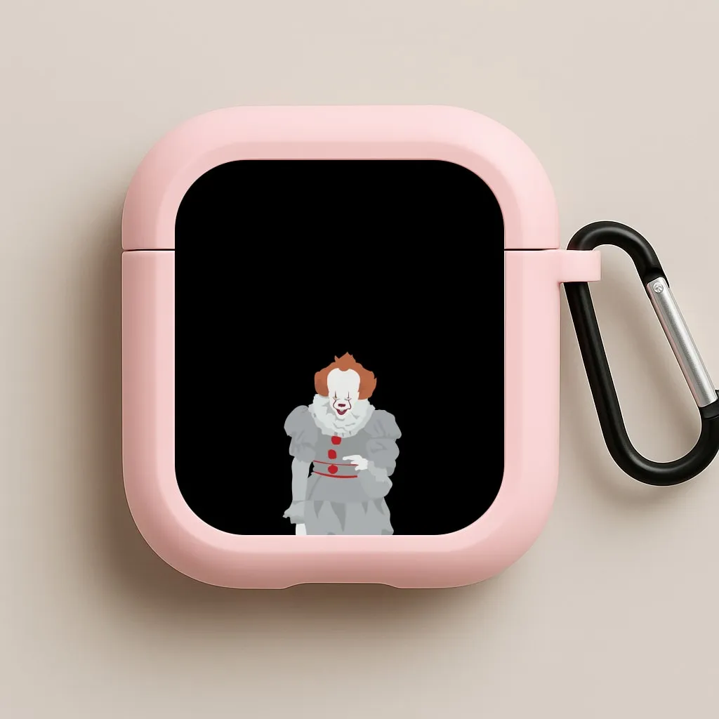 Pennywise - Clown AirPods Case metal hook airpods protector outdoor durable silicone shell
