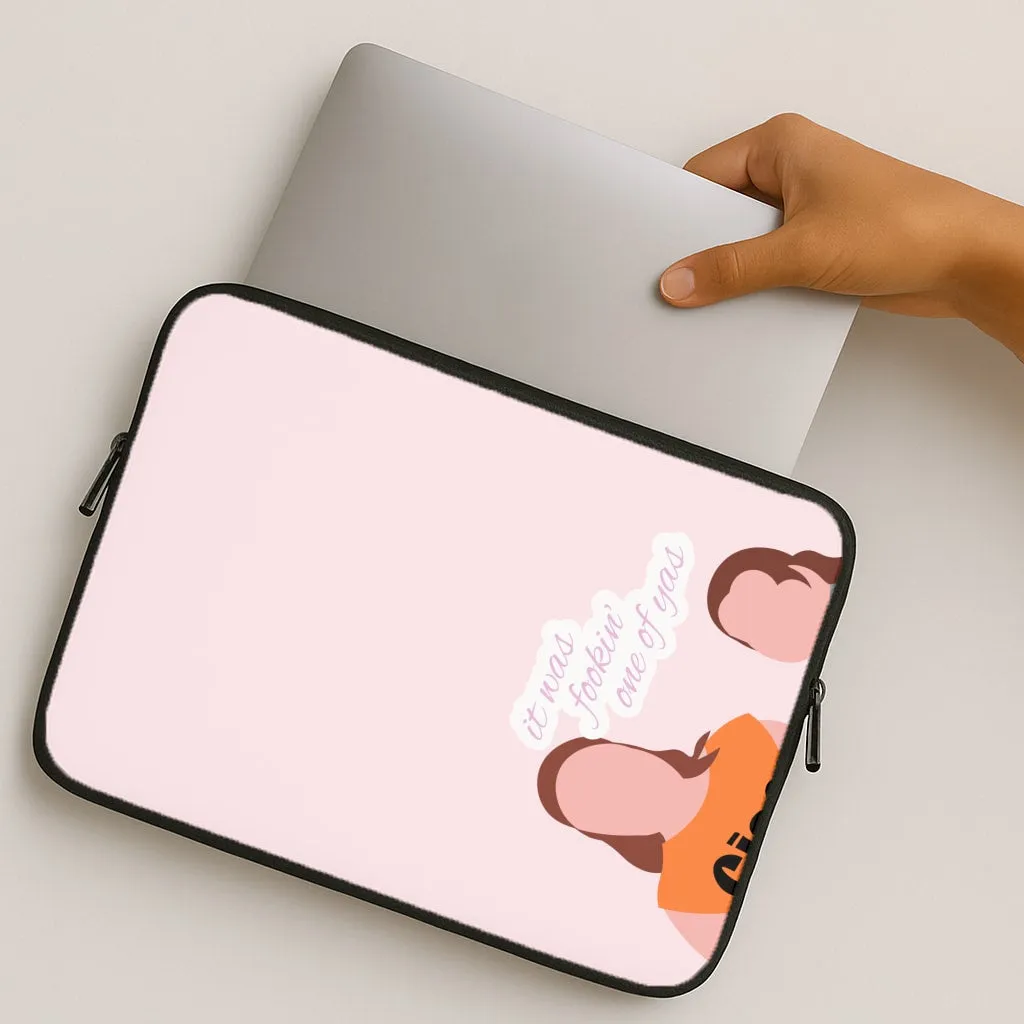 Screen Bumper Colorful Design It Was Fookin' One Of Yas - British Pop Culture Laptop Sleeve