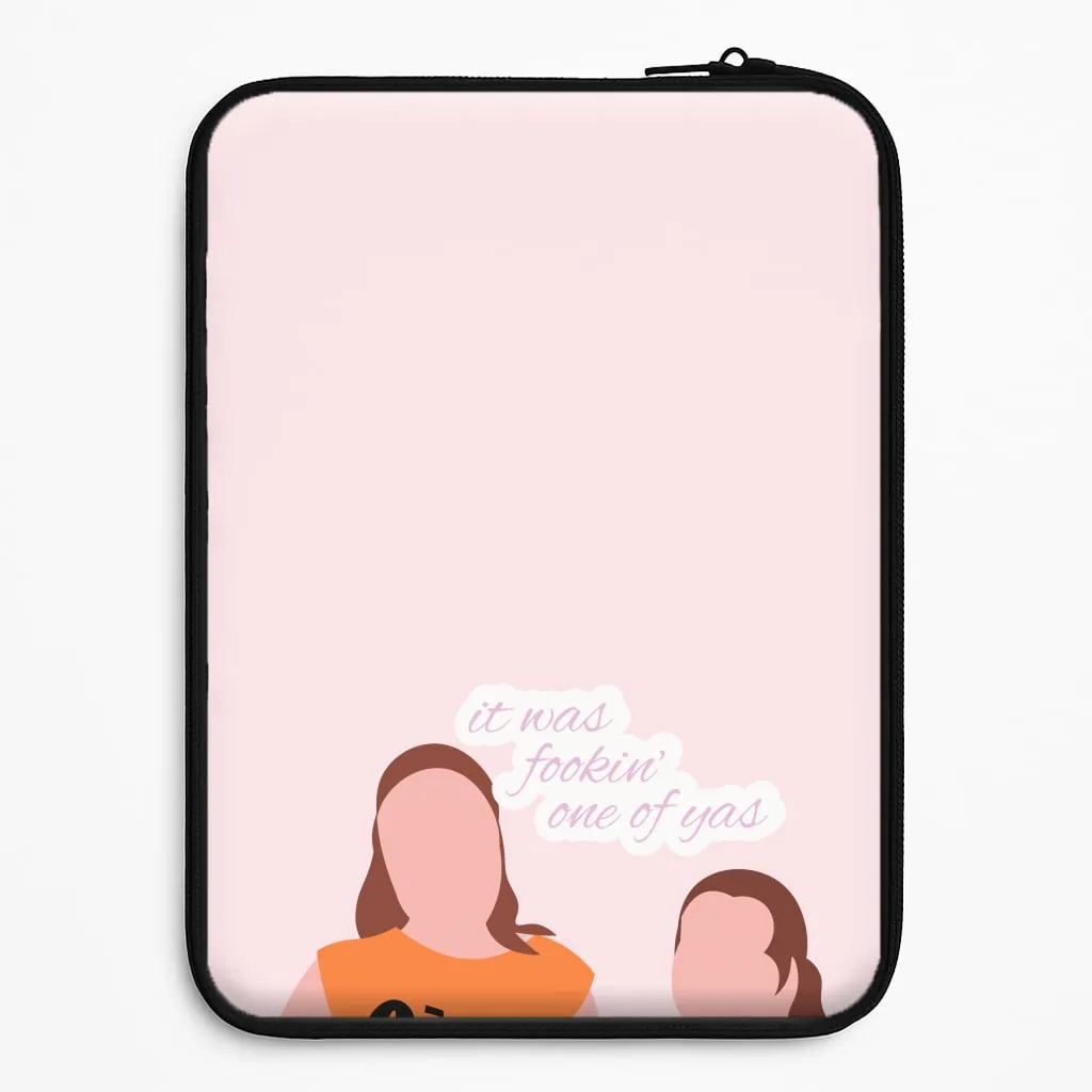 It Was Fookin' One Of Yas - British Pop Culture Laptop Sleeve Comfort Edge Soft Grip Finish