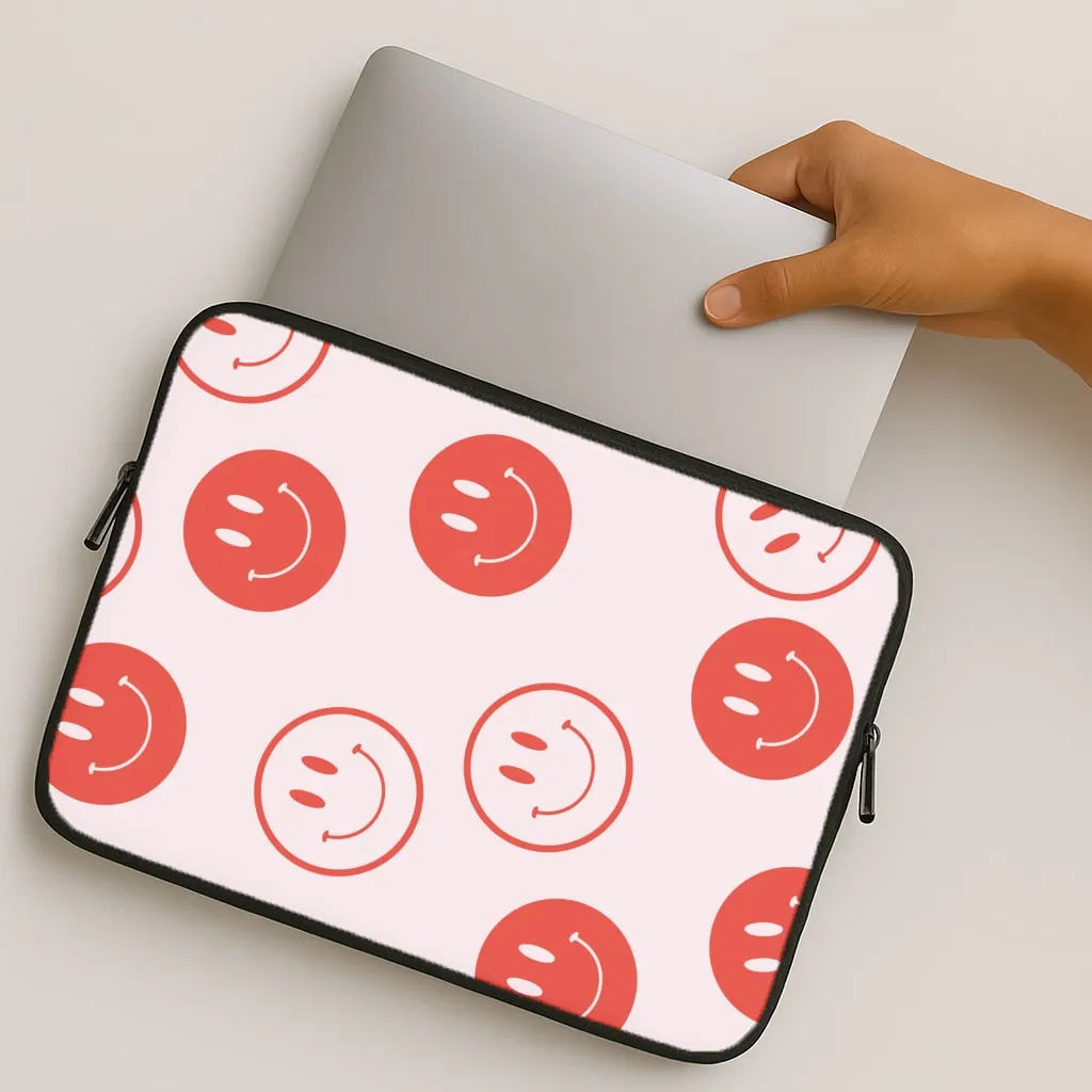 Psychedelic Pattern V Laptop Sleeve Rugged Frame Design