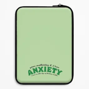 You're Overthinking It Laptop Sleeve Glossy surface Simple Look