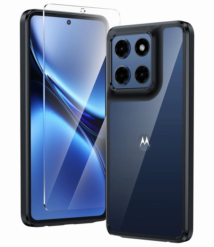 Strong Frame Clear Frame FNTCASE for Moto G Stylus 5G 2025 6.7 inch Clear Case: Wireless Charging Anti Yellowing Shockproof Phone Case