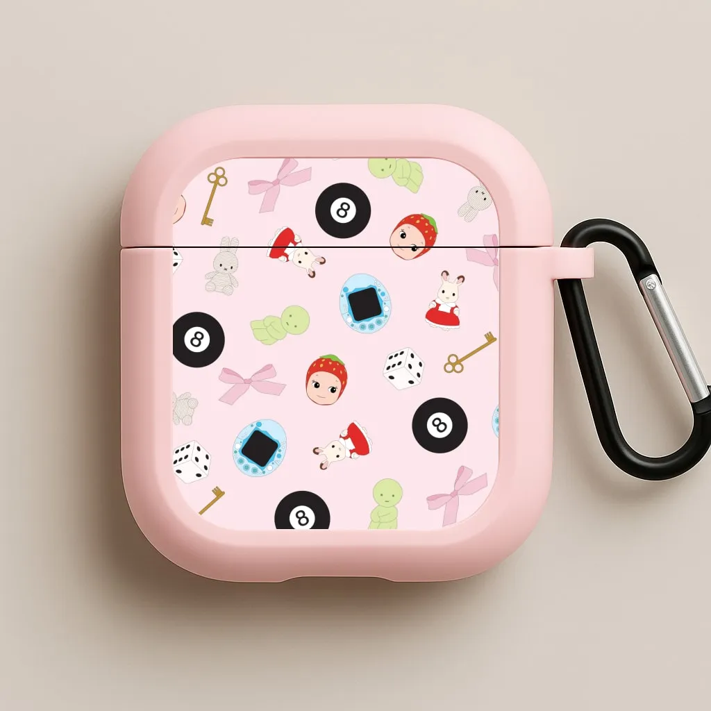 portable ergonomic pastel airpods protector Trinkets Pattern AirPods Case