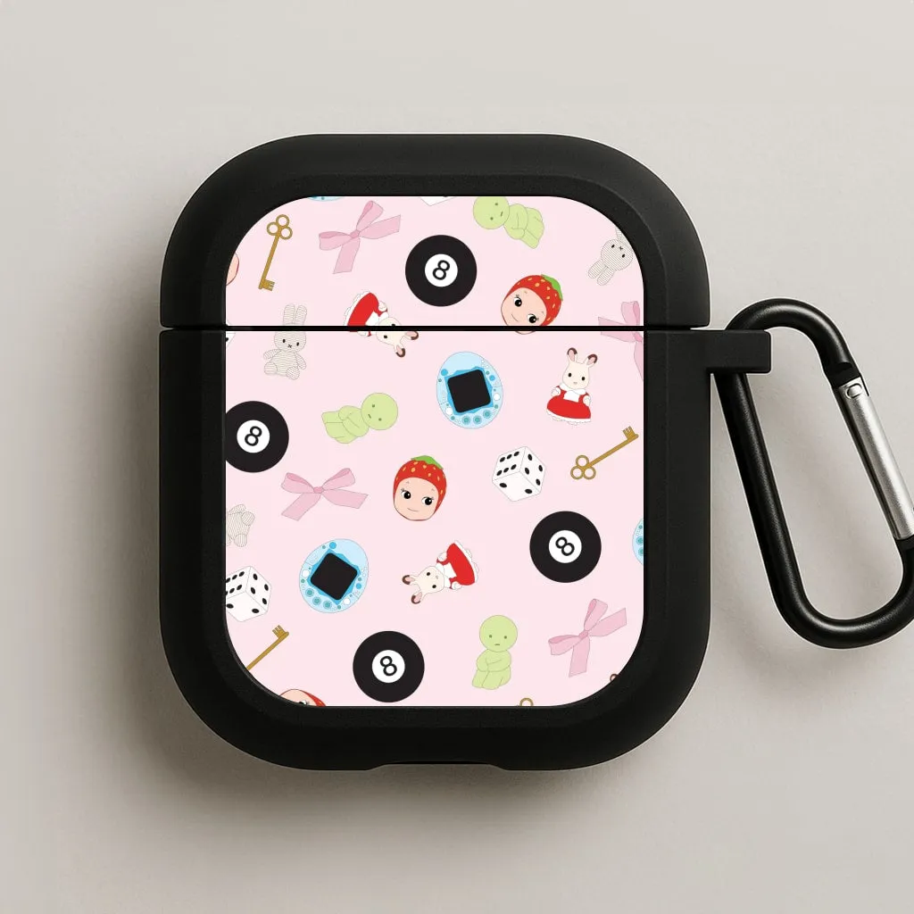 Smooth Soft Finish Trinkets Pattern AirPods Case