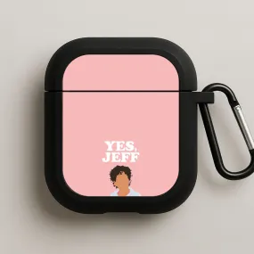 Trendy Color Design stylish travel accessory Yes Jeff AirPods Case