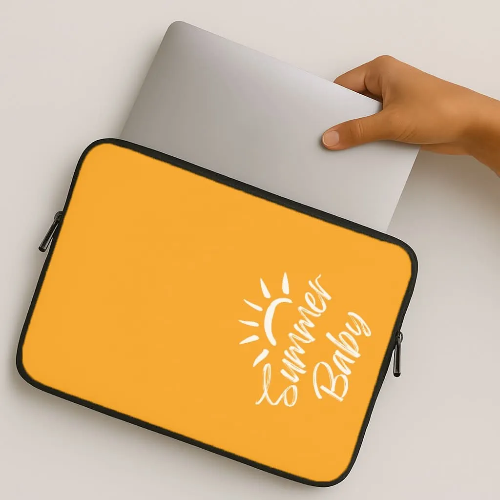 Summer Baby Laptop Sleeve Everyday Use Compact Build