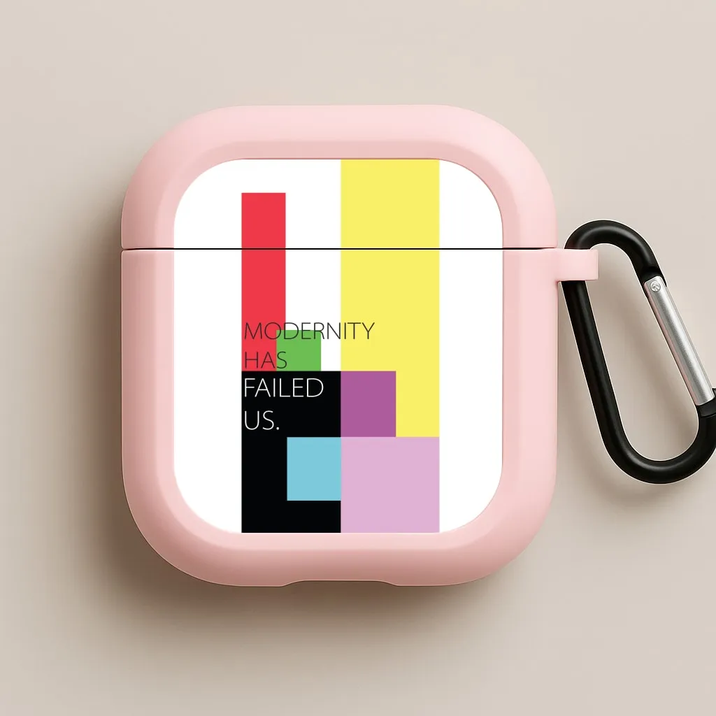Modernity Has Failed Us - The 1975 AirPods Case durable travel pocket silicone shell