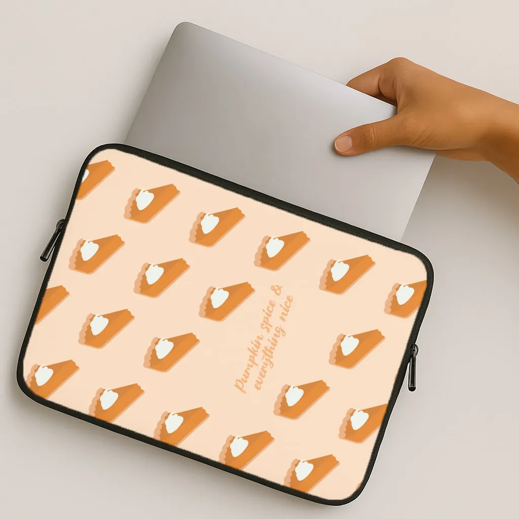Pumpkin Spice And Everything Nice - Autumn Laptop Sleeve Anti glare