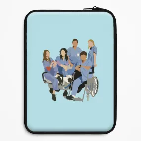 Greys Cast Laptop Sleeve Classic Finish Gloss Surface