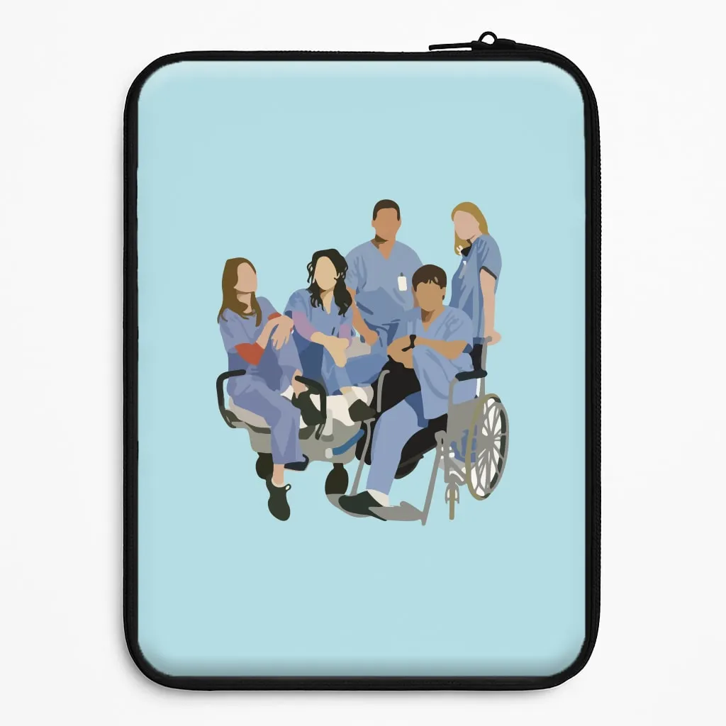 Greys Cast Laptop Sleeve Classic Finish Gloss Surface