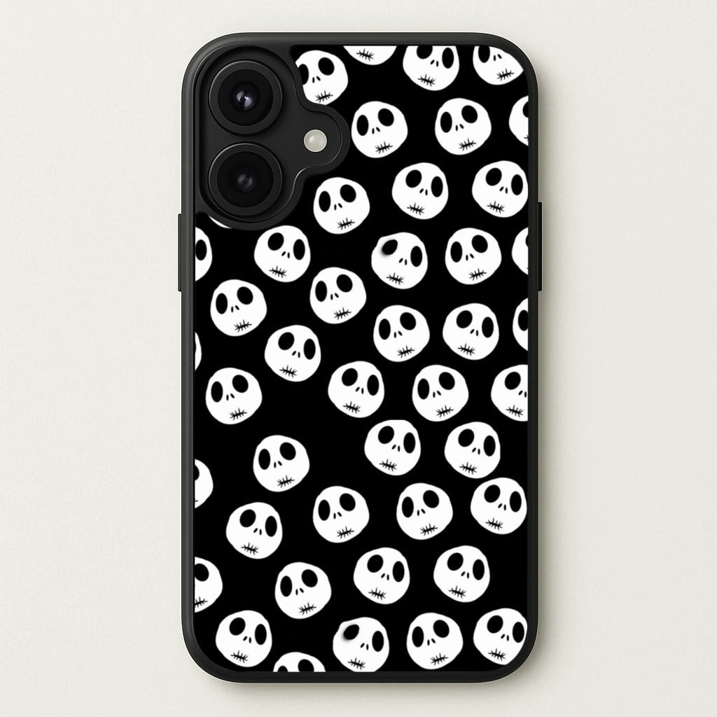 Compact Edge Jack Skellington Pattern - TNBC Phone Case