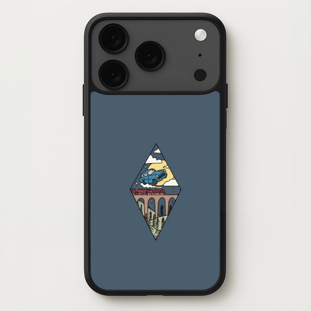 Soft Layer Texture Flying Car Phone Case