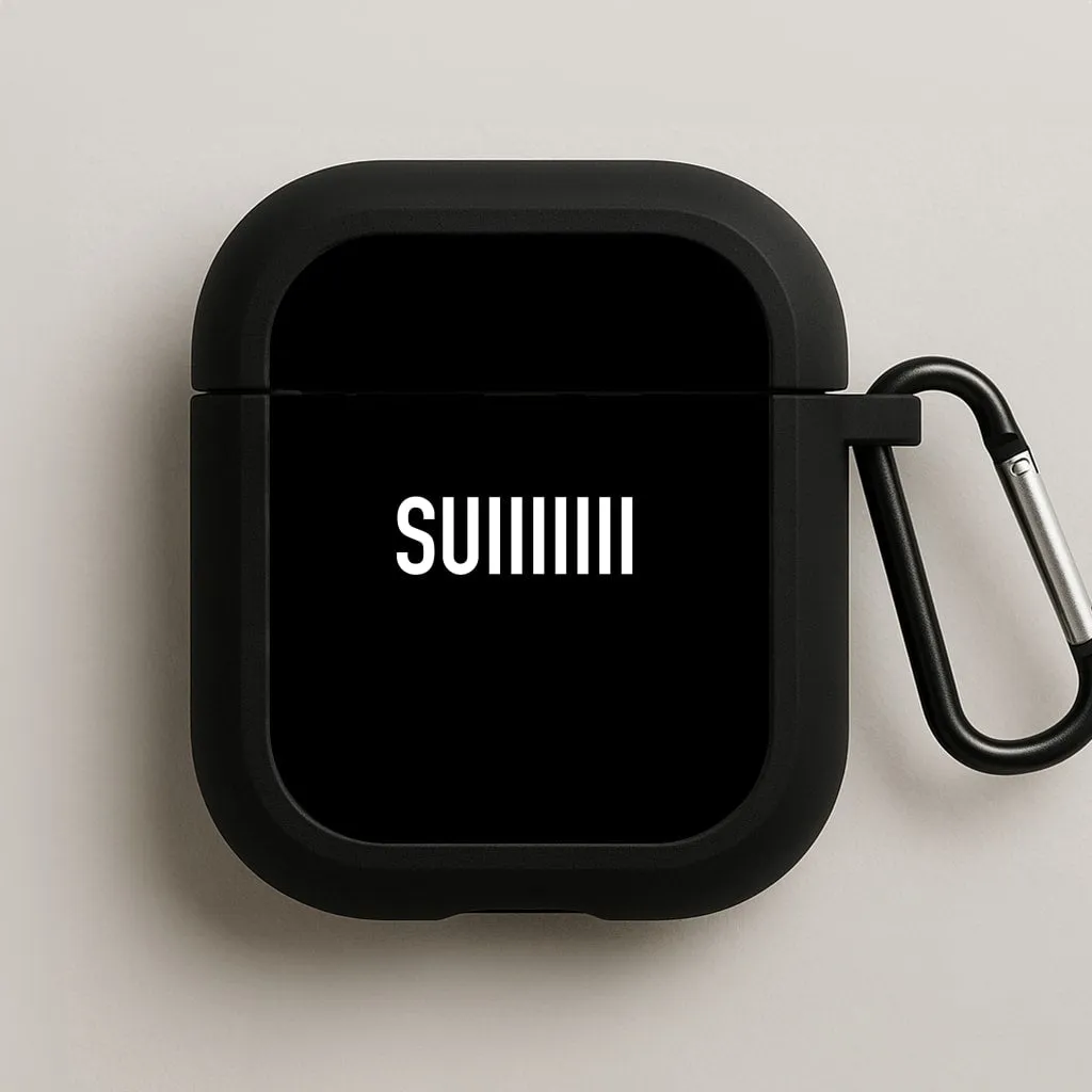 SUI - Football AirPods Case Slim Silicone Bag