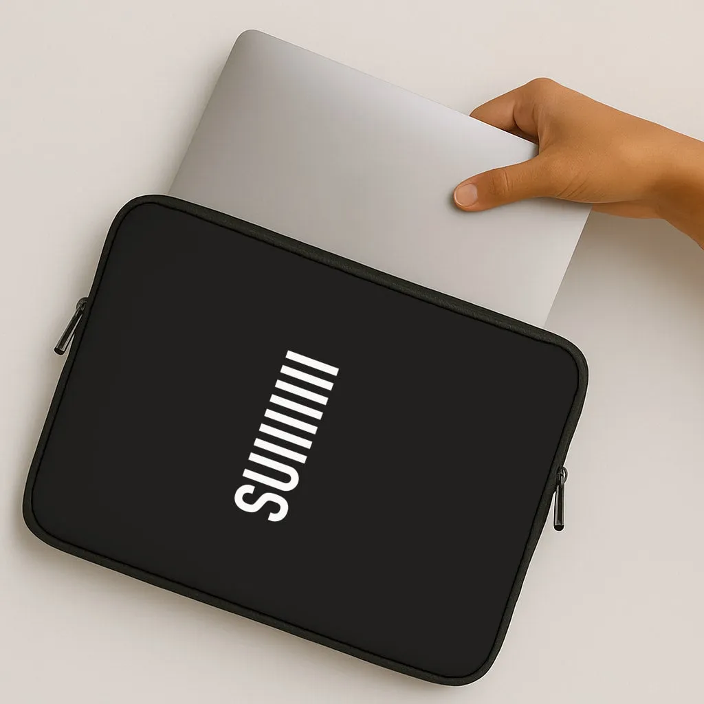 Soft Material Smooth Edge Design SUI - Football Laptop Sleeve
