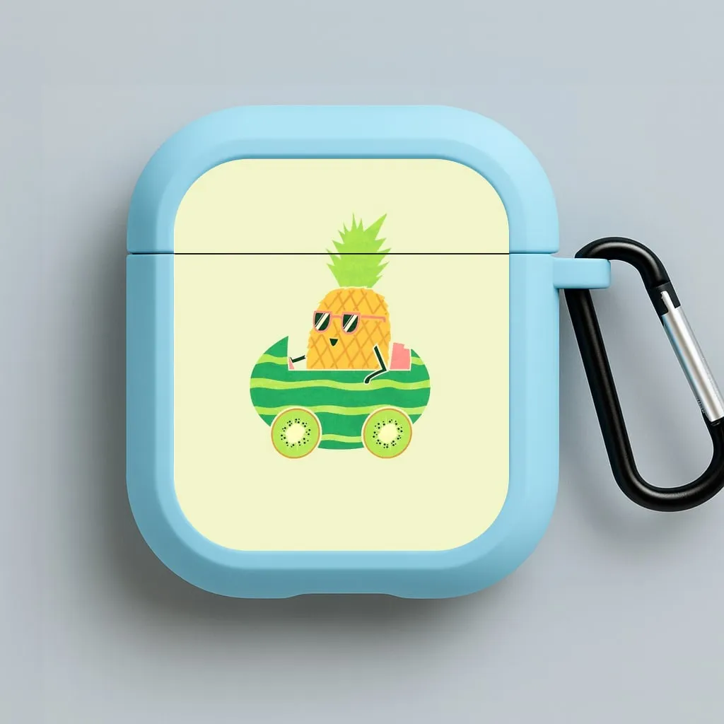 Summer Drive Pineapple AirPods Case Universal Charging Holder