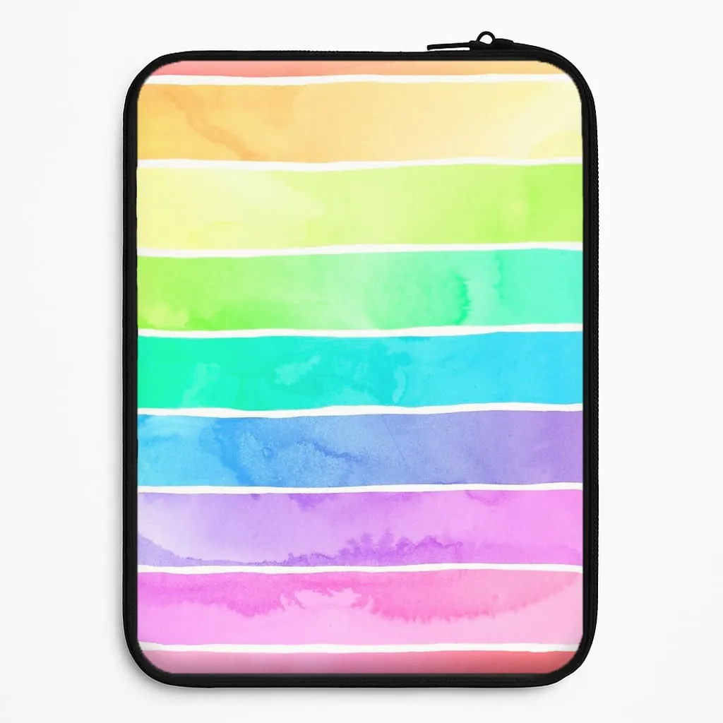 everyday elegance Summer Sorbet Stripes Laptop Sleeve