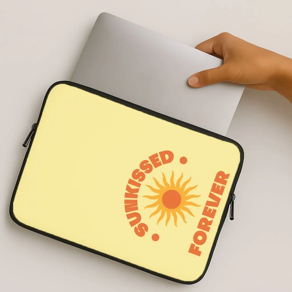 Minimal Feature Sunkissed Forever Laptop Sleeve