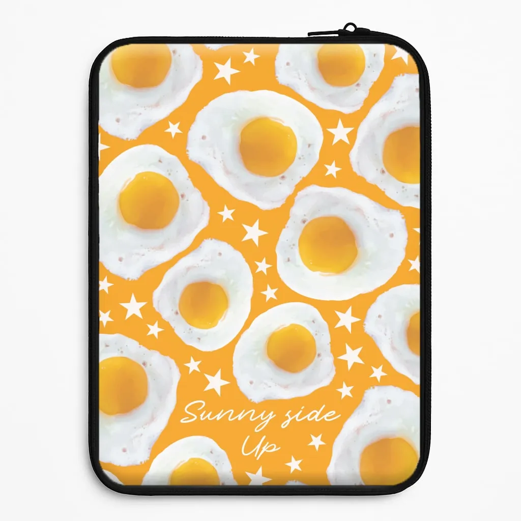 Soft Surface Layer Sunny Side Up Egg Pattern Laptop Sleeve