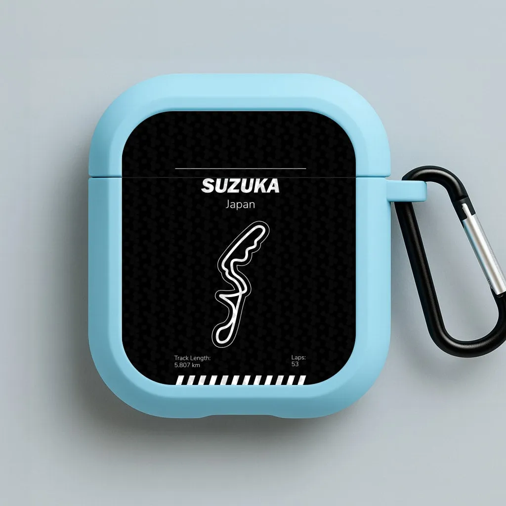 hybrid structure airpods cover Suzuka Circuit AirPods Case