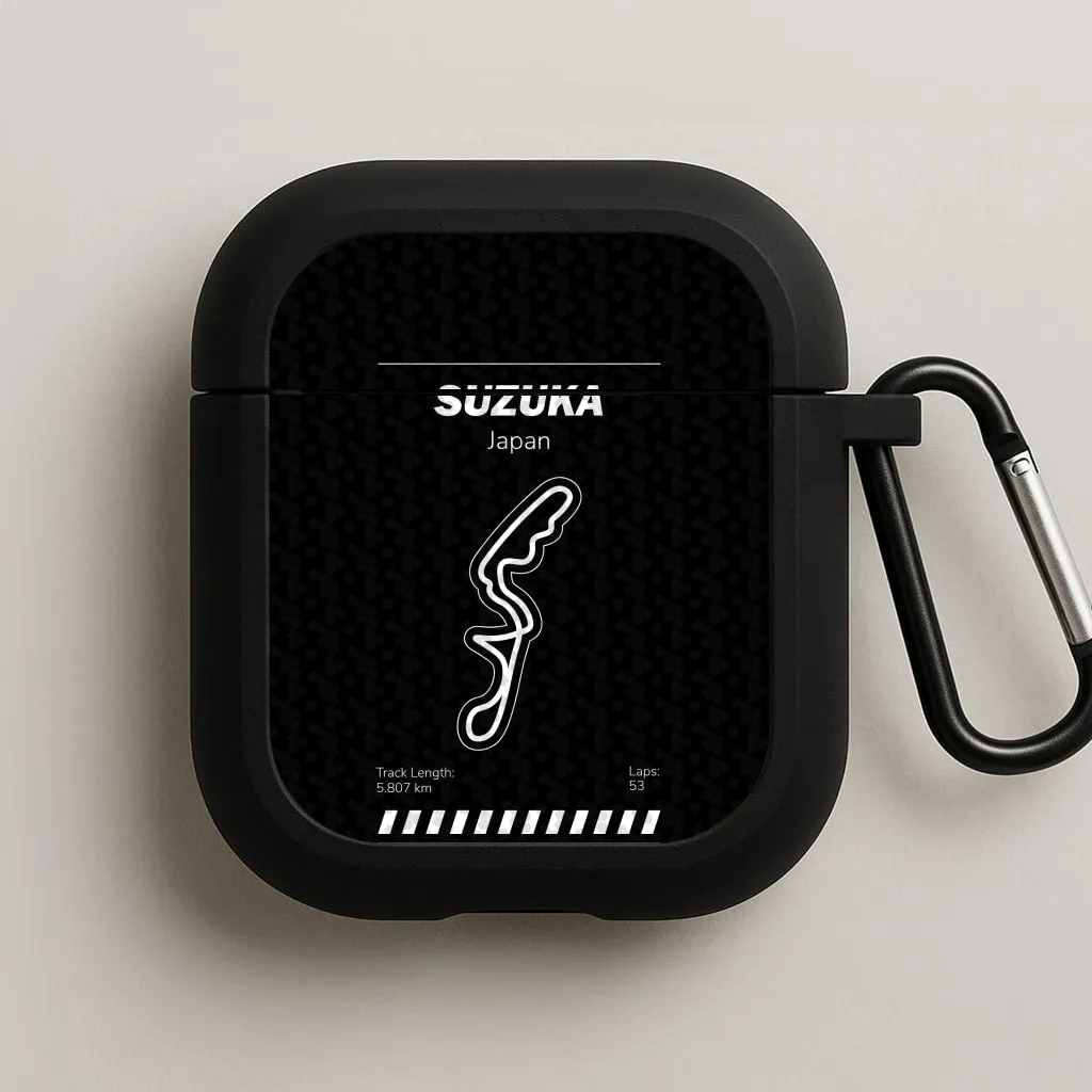 Suzuka Circuit AirPods Case fashion leather wrap