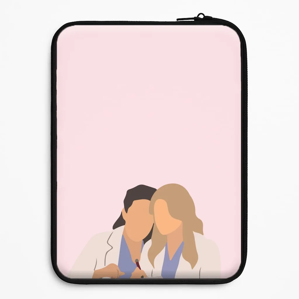 Faceless Characters - Grey's Laptop Sleeve Colorful Finish
