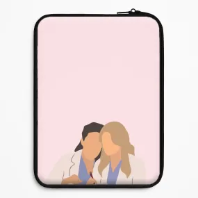 Faceless Characters - Grey's Laptop Sleeve Colorful Finish