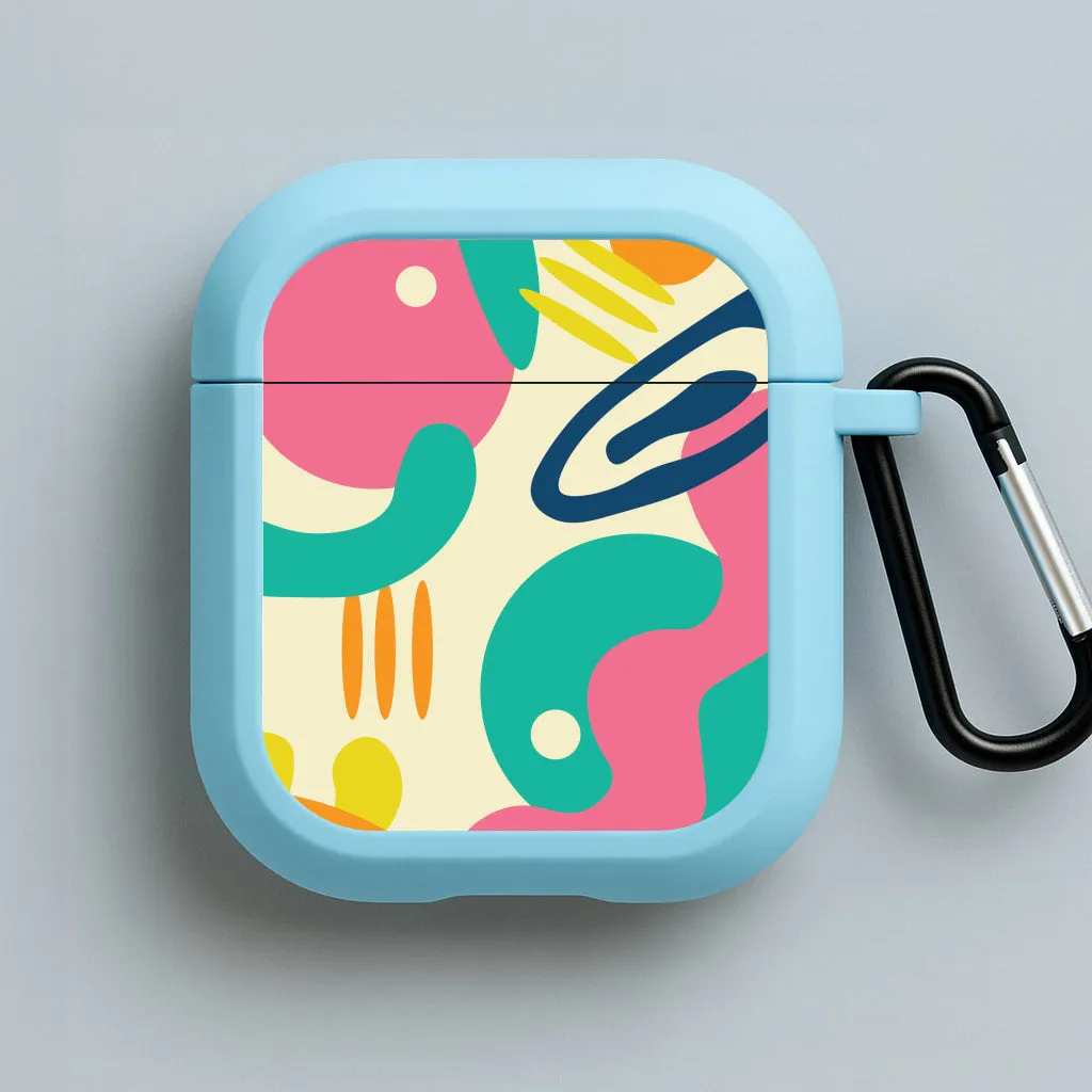 Soft Feel Texture Abstract Pattern 1 AirPods Case