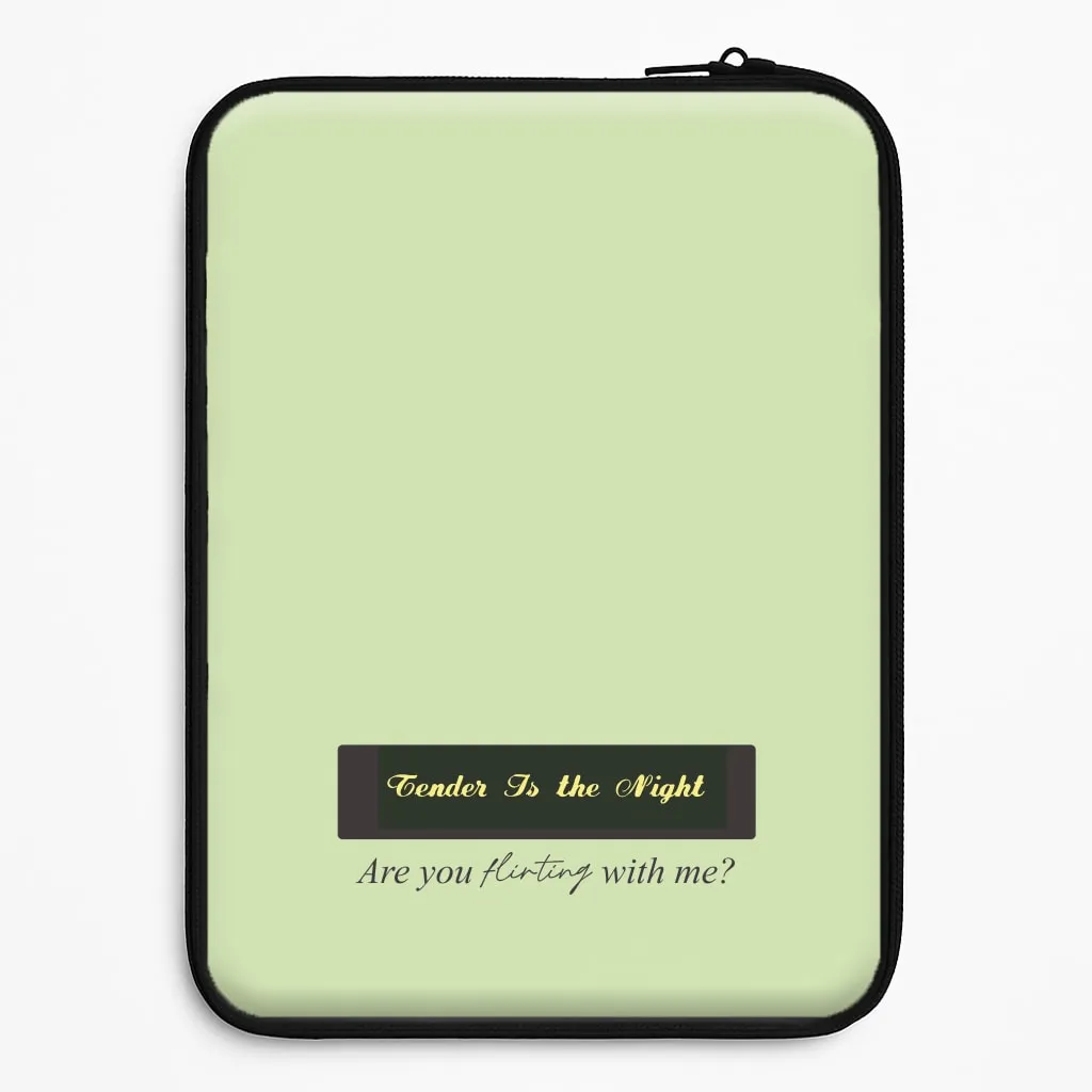 Are You Flirting With Me? Laptop Sleeve Bold colors